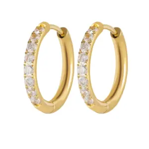 2.5 * 14mm Gold (a Pair)