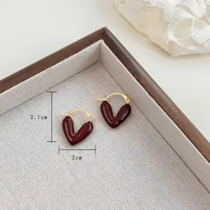 Oil Dripping Love-Ear clip