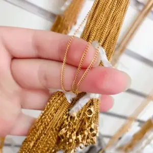 Curb Necklace [40 5] / Gold