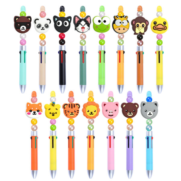 oly-904fc23fa06f03ae3849db2c7aee5349 Wholesale Cartoon animal beaded PVC soft rubber beads