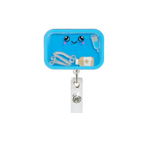 Blue rectangle + scalpel