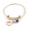 Wholesale PVD Coated 18K Gold Plated Heart Stainless Steel Waterproof Non Tarnish 304 Stainless Steel
