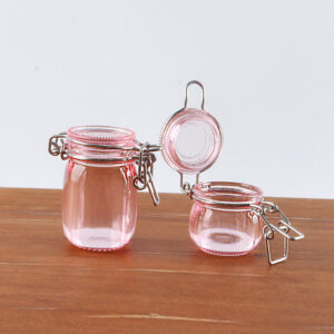 Storage jar pink