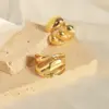 Wholesale Elegant Retro Geometric Copper Plating 18k Gold Plated Open Rings