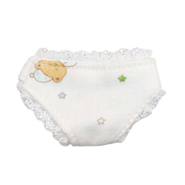 Wholesale 30cm body doll giant baby lace elastic underwear dress-up girl toy triangle cotton leggings