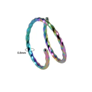 Twist-Colorful / 0.8X6MM