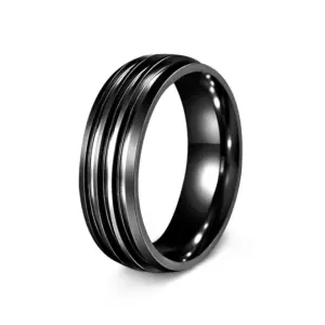 8mm Black Three Slots / 8