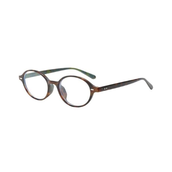 Wholesale New Nerd Korean Style Hawksbill Color Small Frame Glasses Retro Oval Plain and Internet Celebrity Same Style Anti-Blue Glasses Frame