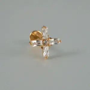 #10 Gold / Rod Thickness * Rod Length 1.2x8mm