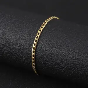 (3mm Width) 1: 1nk Bracelet / Length: 17 plus 5cm