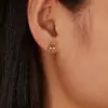 Wholesale Ion Plating (IP) Cherry 304 Stainless Steel Simple Style Waterproof Non Tarnish Ear Studs