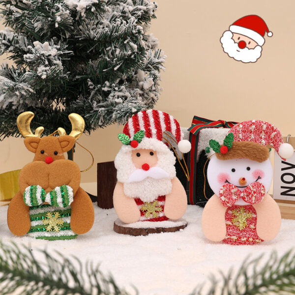 Wholesale Christmas striped decorative ornaments