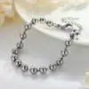 Wholesale PVD Coated 18K Gold Plated Round Stainless Steel Simple Style Waterproof Non Tarnish Bracelets