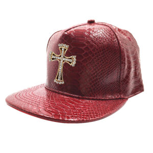 Cross-Leather-Red / M（56-58cm）