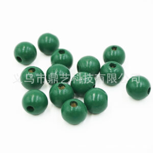 14mm dark green beads