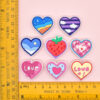 Wholesale Heart-shaped soft rubber beads