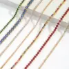 Wholesale Bohemian Geometric Copper Bracelets Necklace Inlay Zircon Copper Necklaces