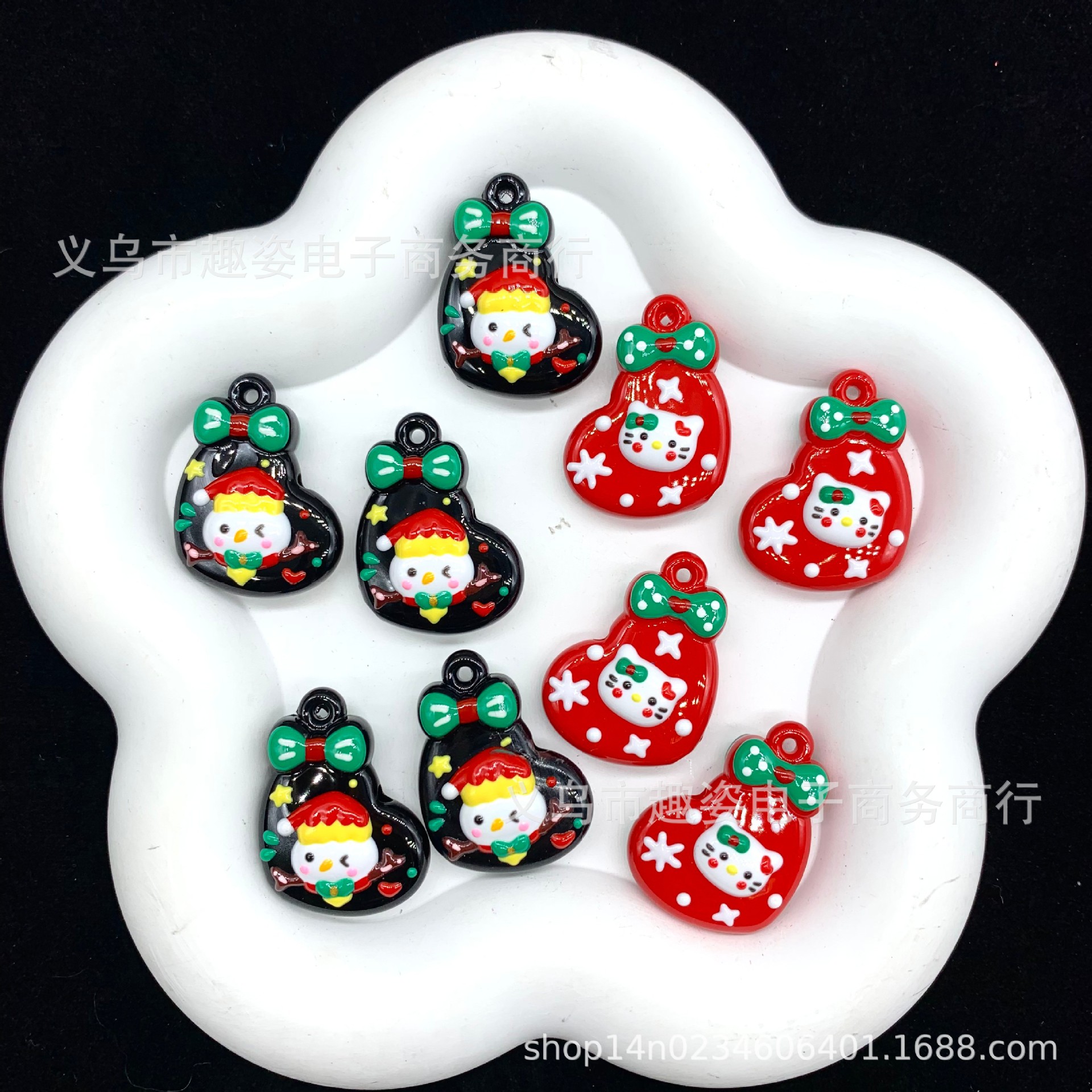 Wholesale Hand-painted beads on little socks