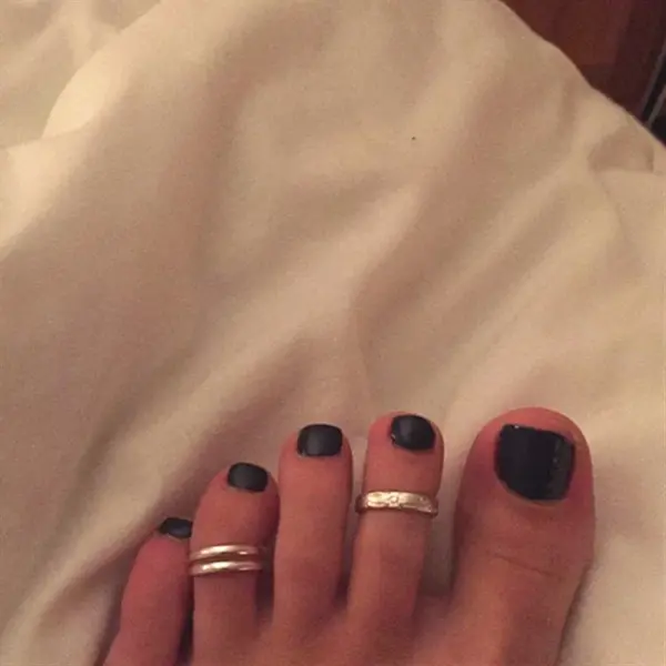 Wholesale 1 Piece Fashion Solid Color Stainless Steel Women's Foot Ring