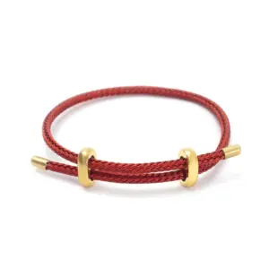 Red / Titanium Steel 18K Gold Material