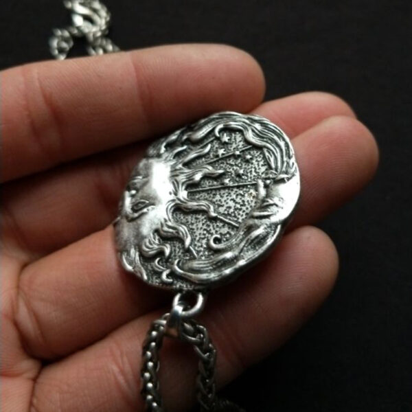 Wholesale Wish Scandinavian Mythological Pirate Necklace Viking Series Rune Amulet Pendant Jewelry