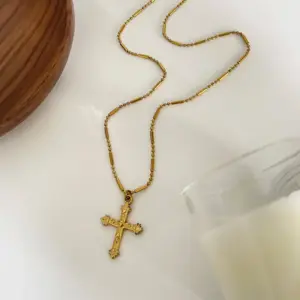 Stick Bead Diamond Cross