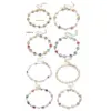 Cute Vintage Style Funny Devil's Eye Heart Shape Butterfly Copper Plating Bracelets