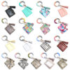oly-911400aa409e43ffb96c1cf197f2670a Wholesale Style Silicone Bead Bracelet Card Case pu Tassel Women Wallet Keychain Food Grade Silicone Bead Bracelet