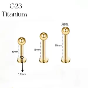 Gold / 1.2*8 * 3mm