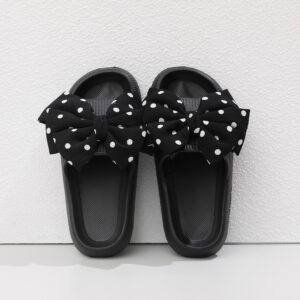 4.0 black-black polka dot bow / 40-41