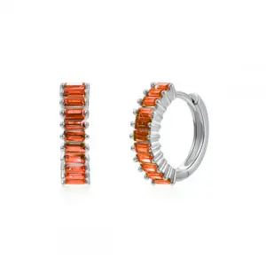 Orange Red / Silver