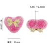Wholesale Industry Heart Soft Sugar Bow Beads