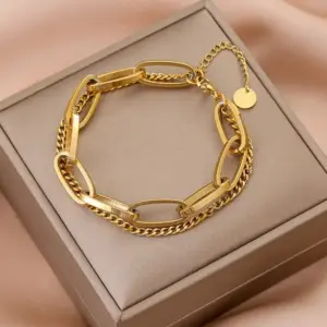 Double Layer Vintage Chain 5219