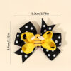 Wholesale children's hair accessories all-match fresh hairpin cute bee ribbon bow hairpin