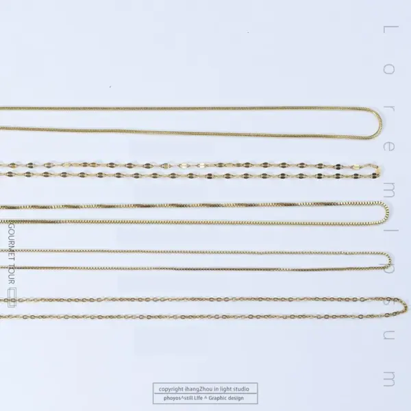 Wholesale Titanium Steel Simple Style Plating Solid Color Necklace