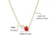 Wholesale 304 Stainless Steel Round Water Droplets Heart Shape PVD Coated Artificial Pearls Zircon 18K Real Gold Plated Elegant Romantic Simple Style Plating Regular Lobster Trigger Clasp Closure Pendant Necklace