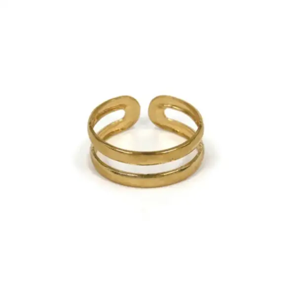 Wholesale 1 Piece Fashion Solid Color Stainless Steel Women's Foot Ring