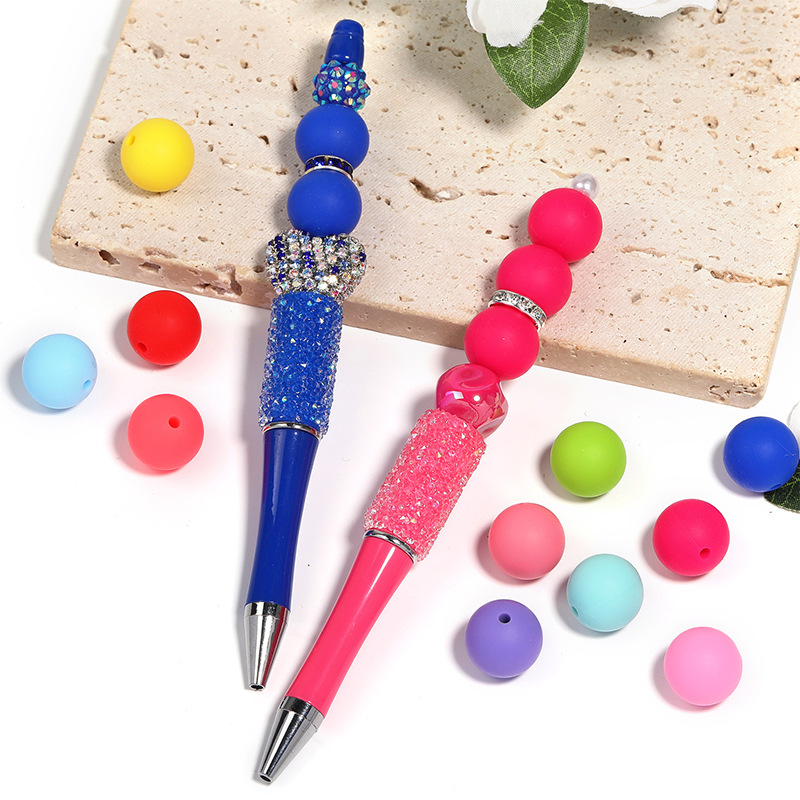 Wholesale Silicone multi-color beads