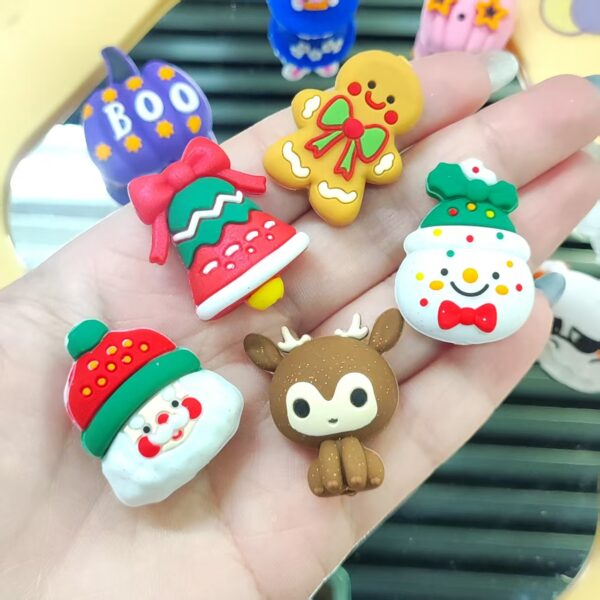 Wholesale 3D Santa Claus Beads for Christmas