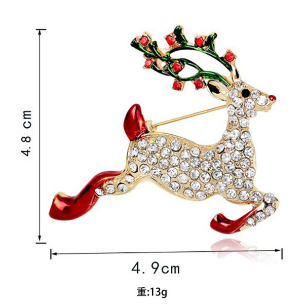 oly-91ce93a0ad4d39506bb59bd576ae25c4 Wholesale Christmas gift deer brooch