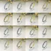 Wholesale Electroplating Golden Plated Eye Copper Fashion Enamel Rings