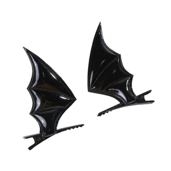 oly-91d642319f818617606630547be68d1d Wholesale Selling Headwear Bat Hairpin Hair Hoop Set Little Devil Leather Aessories Festival Party Props Hair Aessories