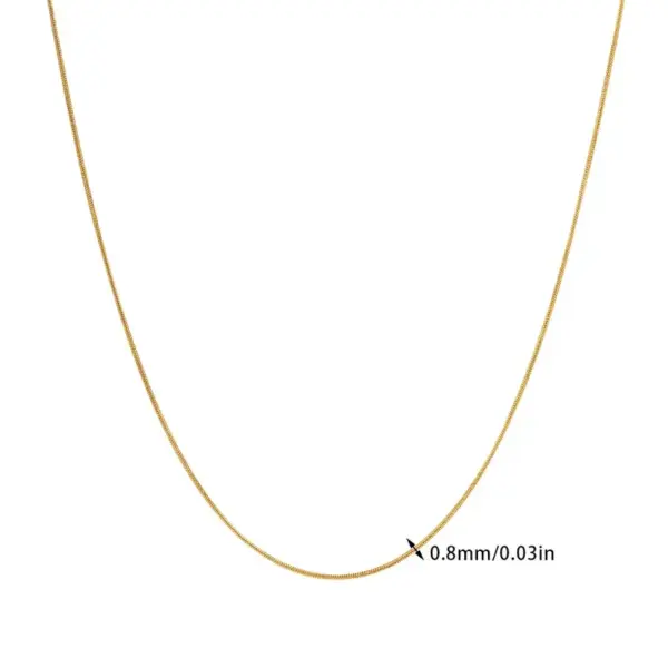 Wholesale Jewelry Modern Style Simple Style Classic Style Geometric Solid Color Titanium Steel Plating Double Layer Necklaces Necklace