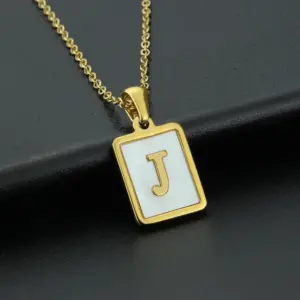 Square White Shell J