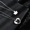 Wholesale Fashion Heart Shape Stainless Steel Polishing Pendant Necklace