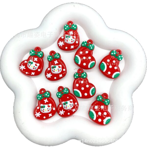 Wholesale Hand-painted beads on little socks