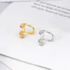 Wholesale 1 Piece Fashion U Shape Plating Copper Zircon Ear Cuffs