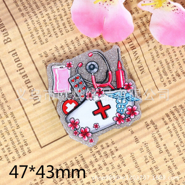 Wholesale Cartoon Letter Rainbow Heart Bag Acrylic