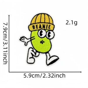 Green plant cloth stickers 25#