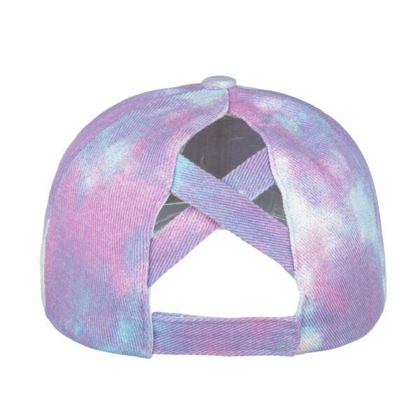 Wholesale Spring and Autumn New Tie-Dye Cross Baseball Cap for Men and Women Couple Cap Casual Trendy Cap B747